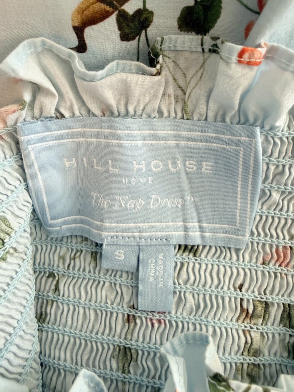 Hill House Home Blue Pond Floral Ellie Nap Dress - Picture 5 of 6